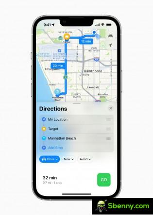 Adding stops to Apple Maps