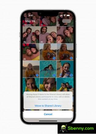Shared photo library
