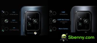 Comparison of camera settings