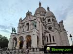 Montmartre at the Sacre-Coeur at sunset