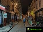 Montmartre and Gare Saint-Lazare at night