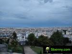 Montmartre at the Sacre-Coeur at sunset