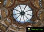 Opera Garnier and the dome inside the Galeries Lafayette Haussmann