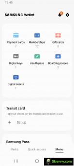 Samsung Wallet app