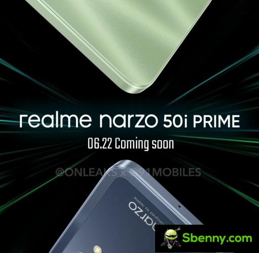 The images of Realme Narzo 50i Prime emerge