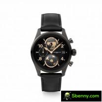 Montblanc Summit 3 color combinations: black titanium and black leather
