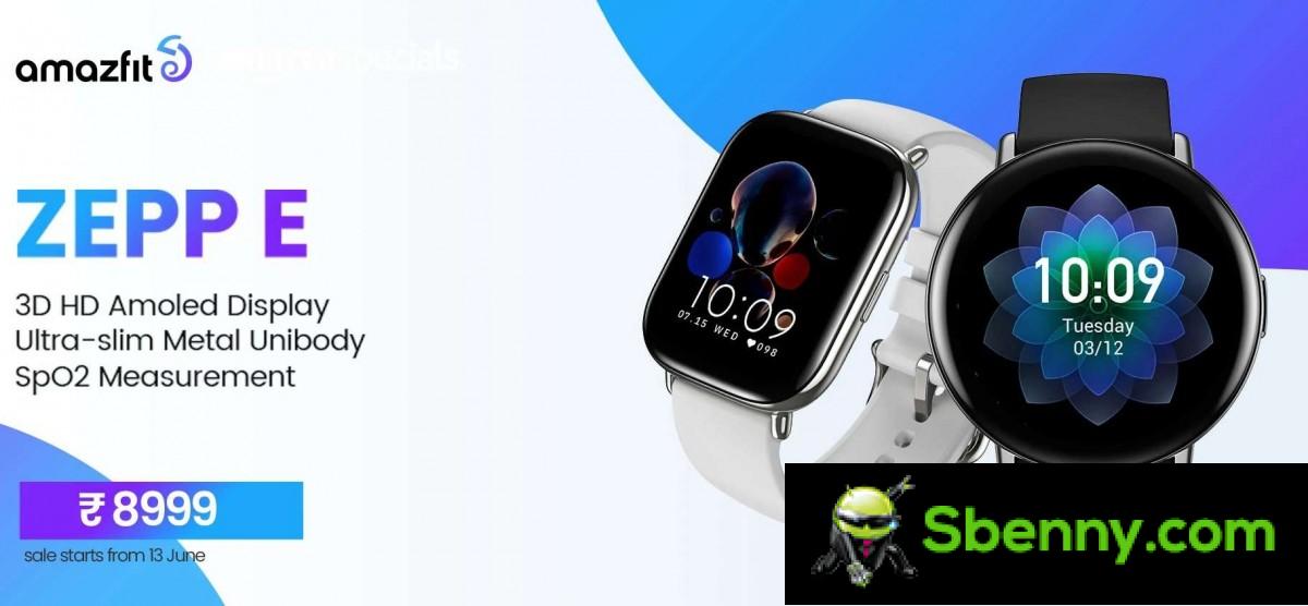Amazfit's ZEPP E is both round and square, on sale now