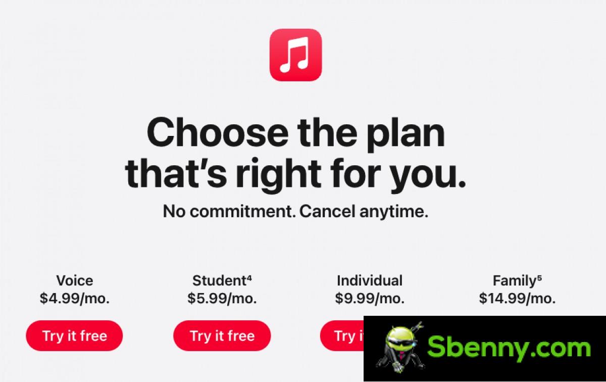 Apple Music's Student tier gets price hikes in the US, Canada, and the UK