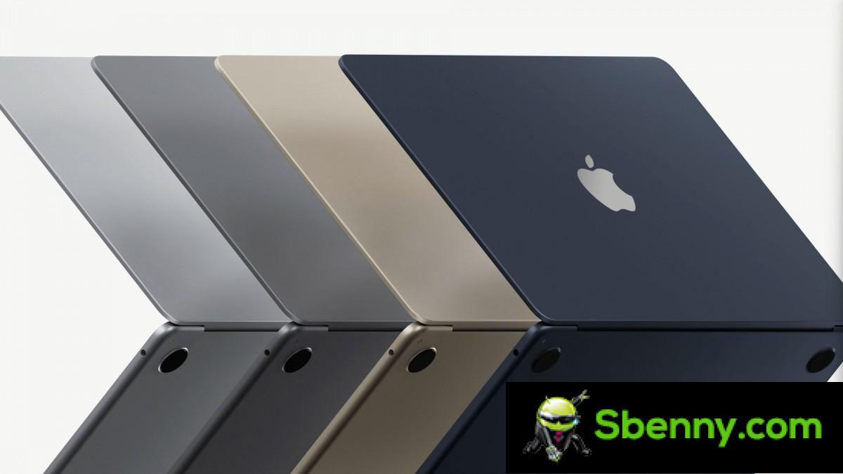 Apple's 13-inch MacBook Air has a new look and an M2 chip