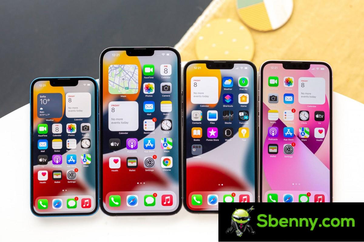 Apple's iPhone 13 range