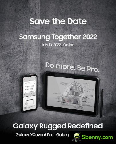 Galaxy XCover 6 Pro and Tab Active4 Pro event poster