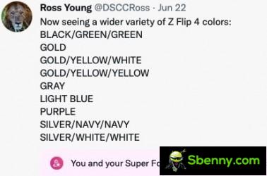 Samsung Galaxy Z Flip4 and Bespoke Edition color options revealed