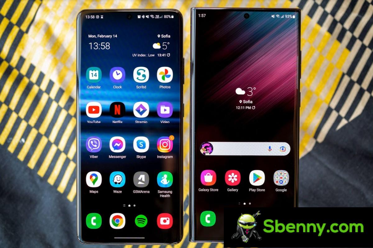 Samsung Galaxy S21 Ultra and S22 Ultra