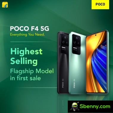 The Poco F4 got off to a great start in India