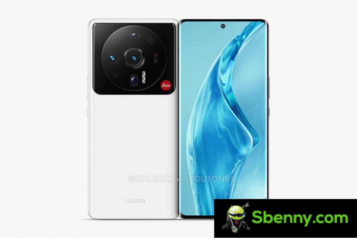 The new renders showcase the Xiaomi 12 Ultra's huge Leica-branded camera module
