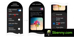 The display and sound can be adjusted if you have impaired vision or hearing