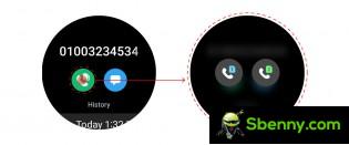 If you have a dual SIM phone, the watch will allow you to choose which SIM to use when dialing
