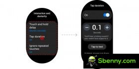 Touch duration adjustment