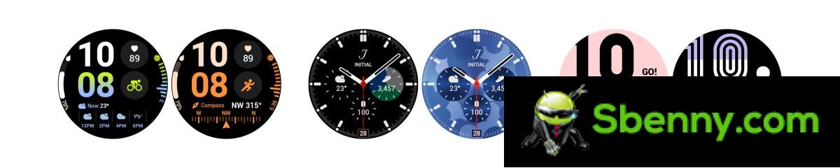 The same watch face can be added to the Favorites list with different styles and complications