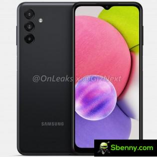 Samsung Galaxy A04s Leaked Render (Source: OnLeaks and GizNext)