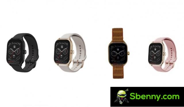 Amazfit GTS 4 watch case and strap options