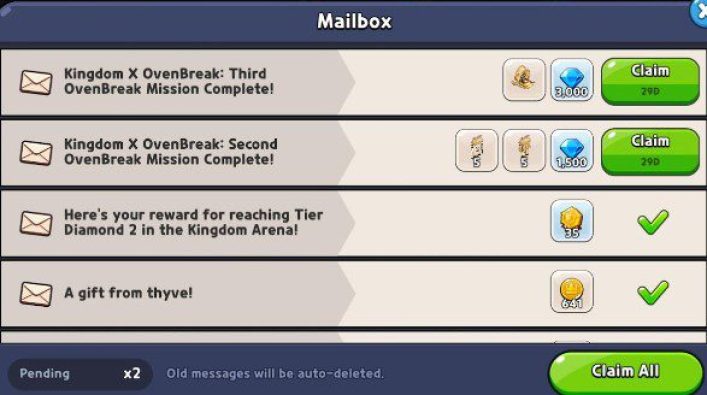 Cookie Run Kingdom mailbox