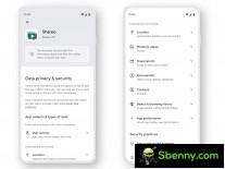 The new section on data security in the Google Play Store