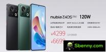 Nubia Z40S Pro pricing information for the three models