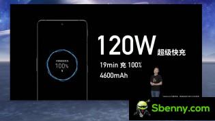 Two versions of the Z40S Pro: 4,600 mAh + 120 W (0-100% in 19 minutes)