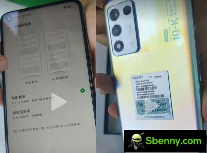 Oppo K10 Energy: live images