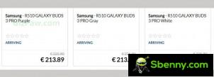 Leaked prices for Samsung Galaxy Buds 3 Pro