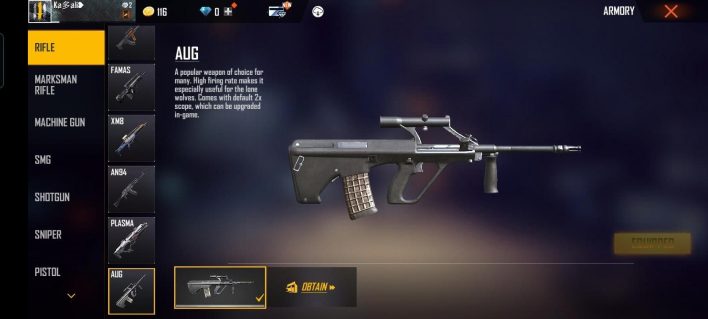 AUGUST Free fire