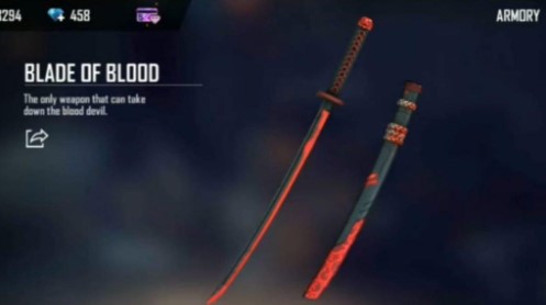katana blood blade
