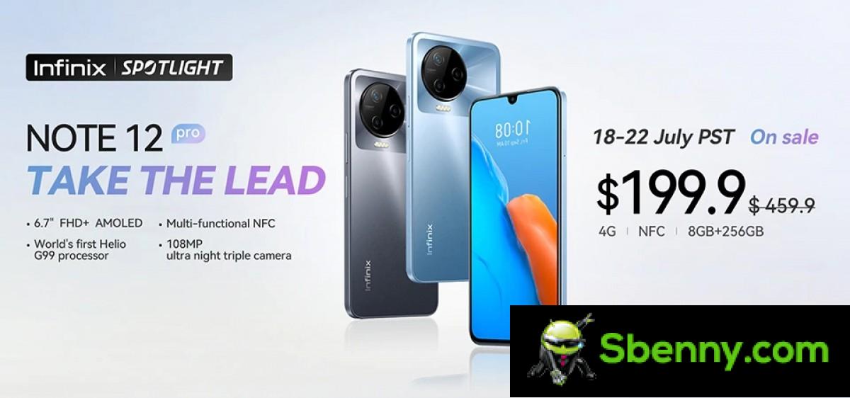 Infinix Note 12 Pro 4G quietly becomes official with the store list