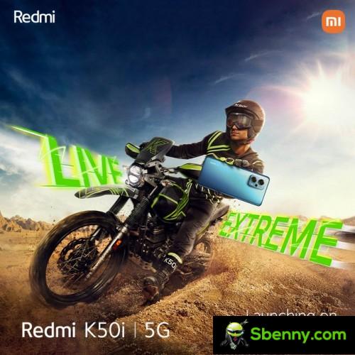 Redmi K50i will arrive on July 20, the teaser reveals the design
