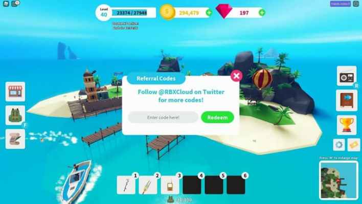 Fishing Simulator Free Redeem Codes