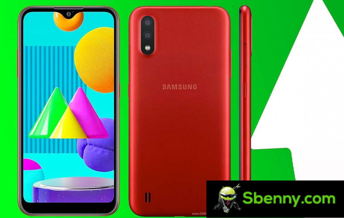 Samsung Galaxy M01 moved to Android 12, its latest major update