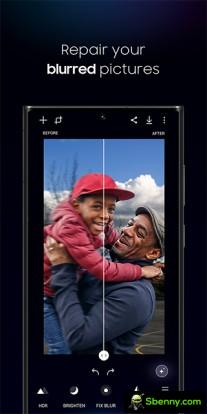 Samsung's Galaxy Enhance-X app can reduce blur and brighten photos