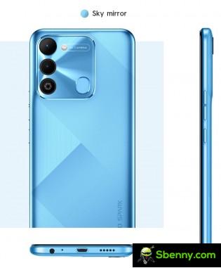 Tecno Spark 9 in Sky Mirror