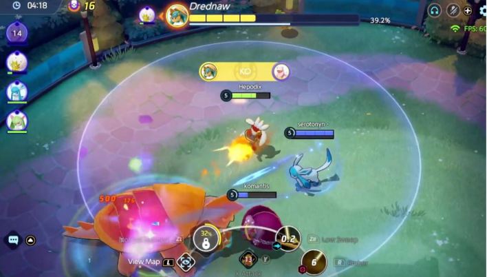 Pokémon Unite Boss Rush drednaw