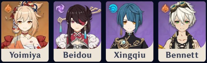 Overload Teams by Yoimiya. Compositions by Genshin Impact Team Yoimiya 