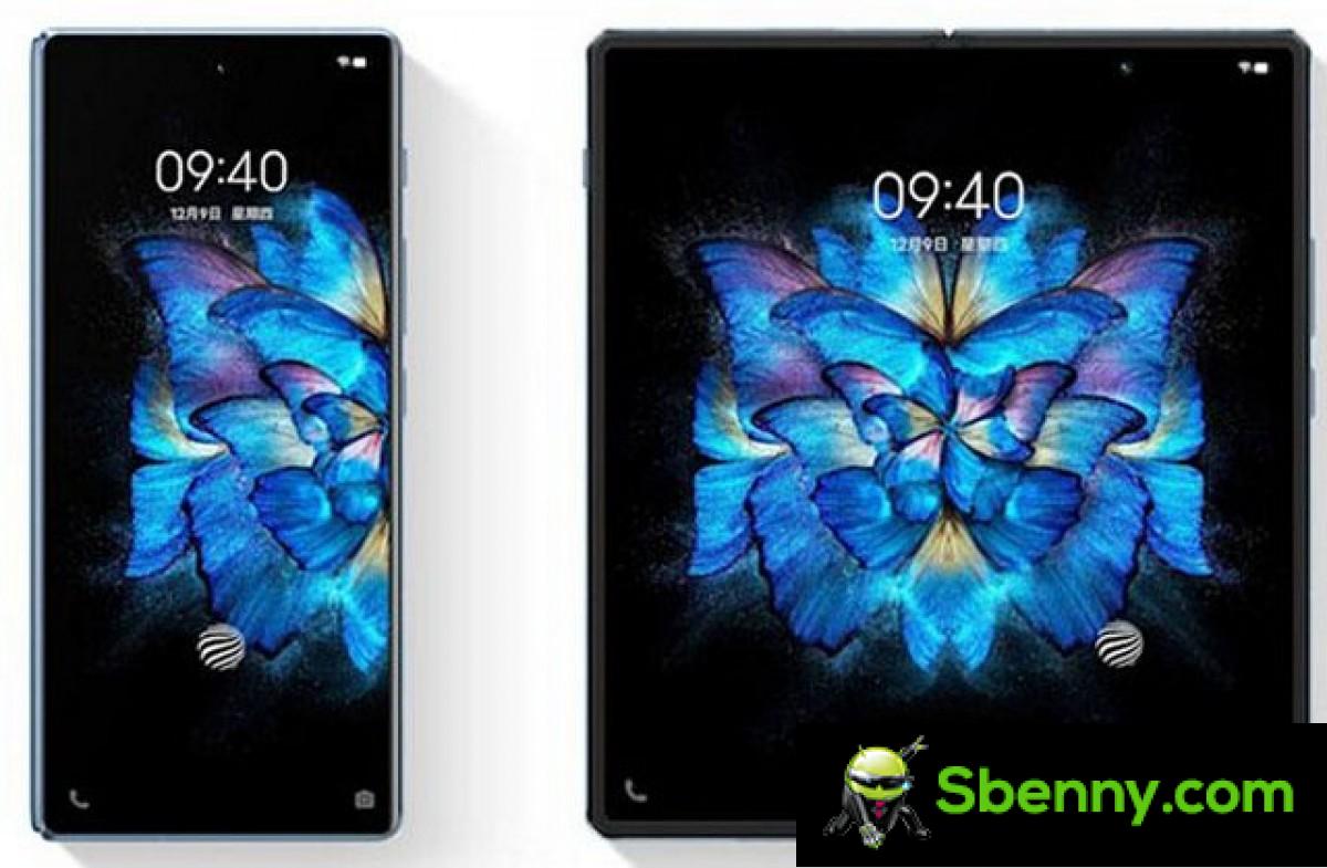 vivo Fold X with two fingerprint readers under the ultrasonic display