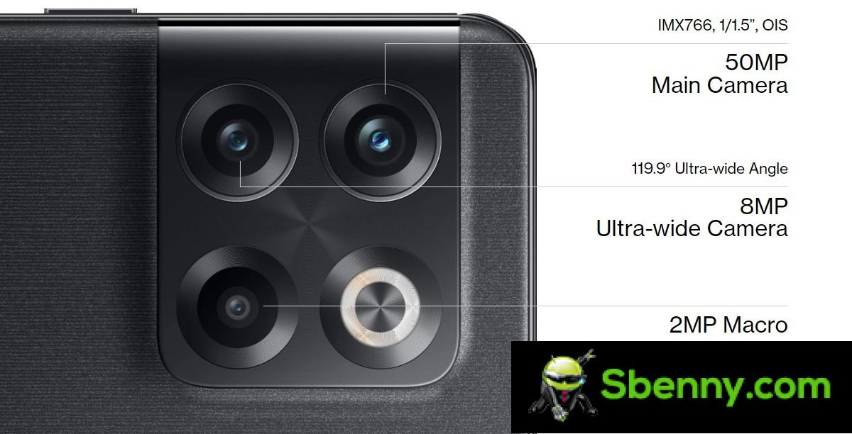 OnePlus 10T camera setup