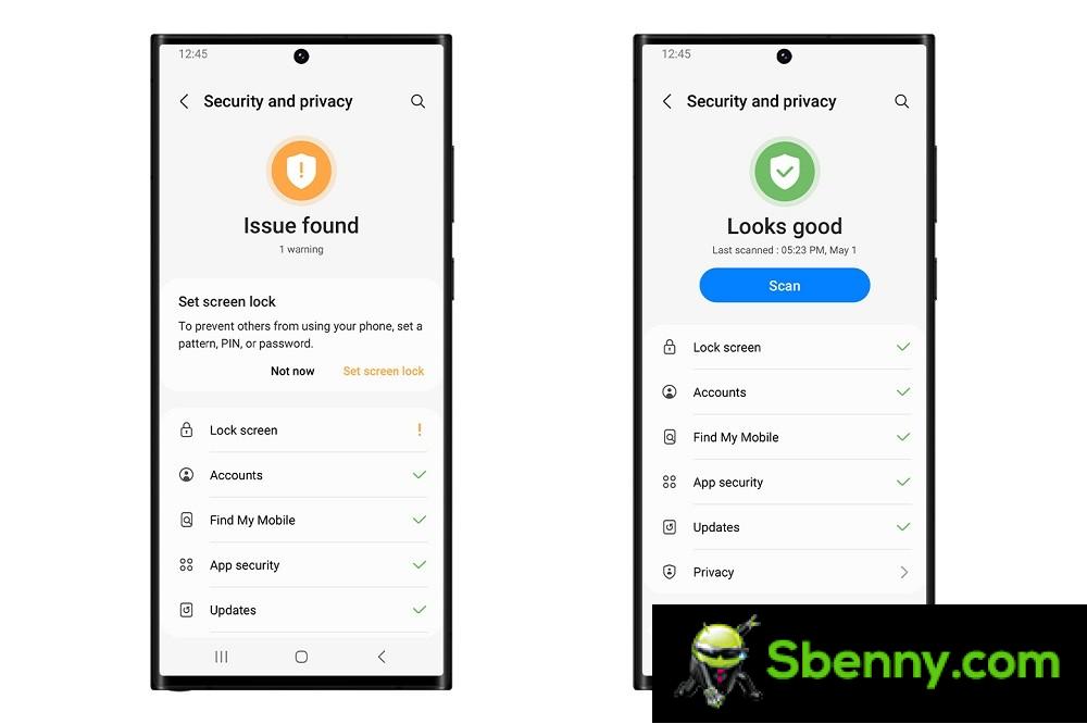     the new Security and Privacy dashboard