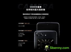 50 + 12MP camera on the back, 32MP inside