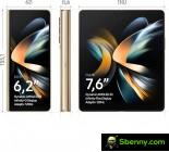 Galaxy Z Fold4: 6.2 \