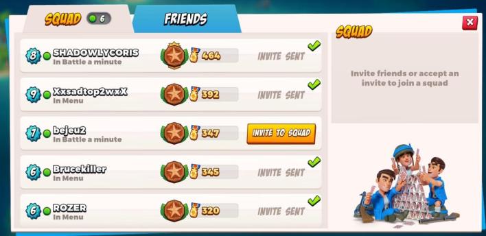 Boom Beach Frontlines Friends List