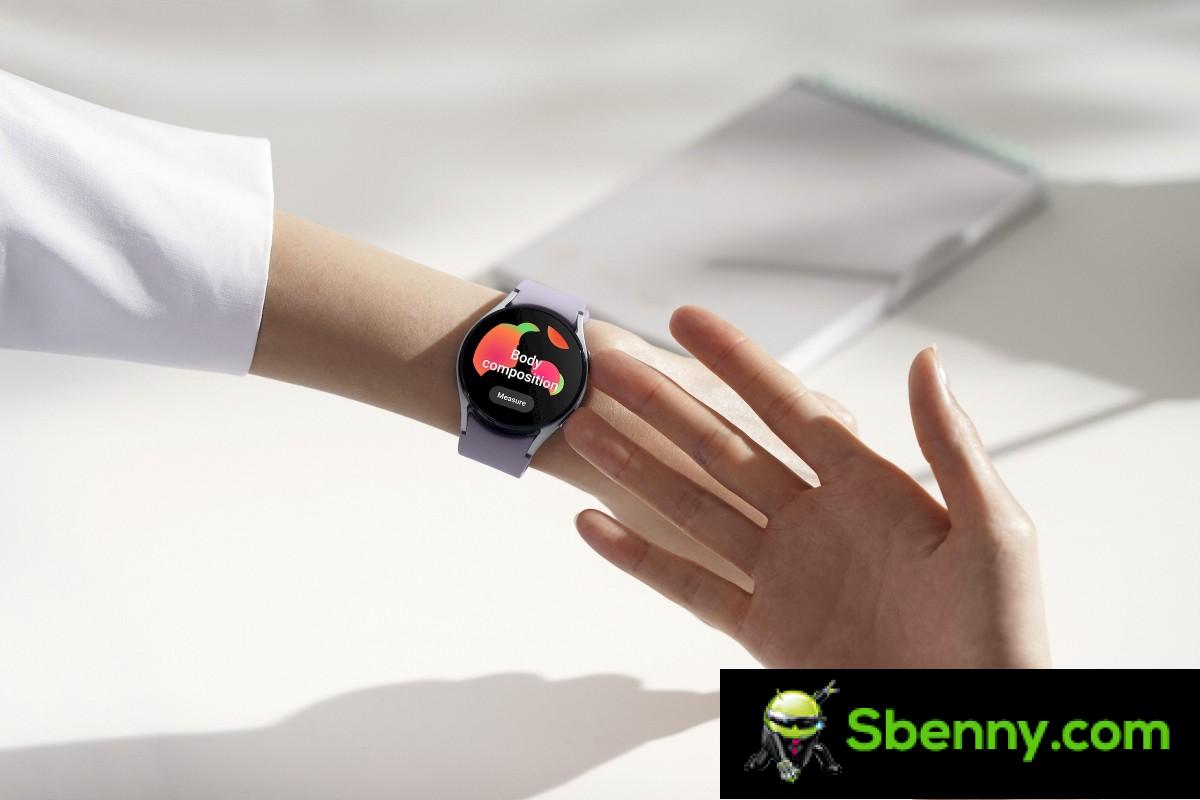 The Watch5 series can measure your body composition