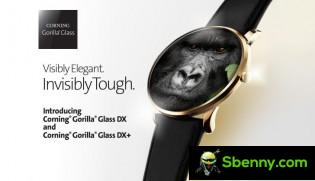 Corning formulated Gorilla Glass SR + and DX / DX + for wearable devices