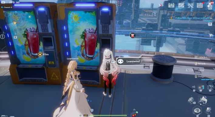 Frozen strawberry soda